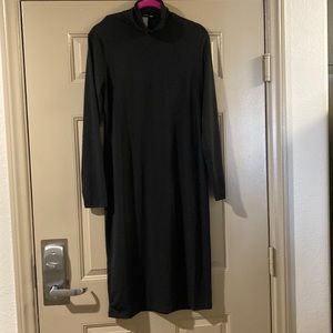 Black over the knee dress